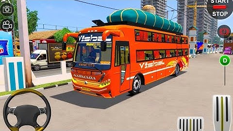 Mobile Bus Simulator Game 3D bus driving android mobile Gameplay 2025