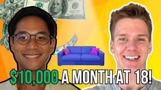 Daniel Laskowski: 10K A Month Couch Flipping At 18?!?! - The Couch Pod #24