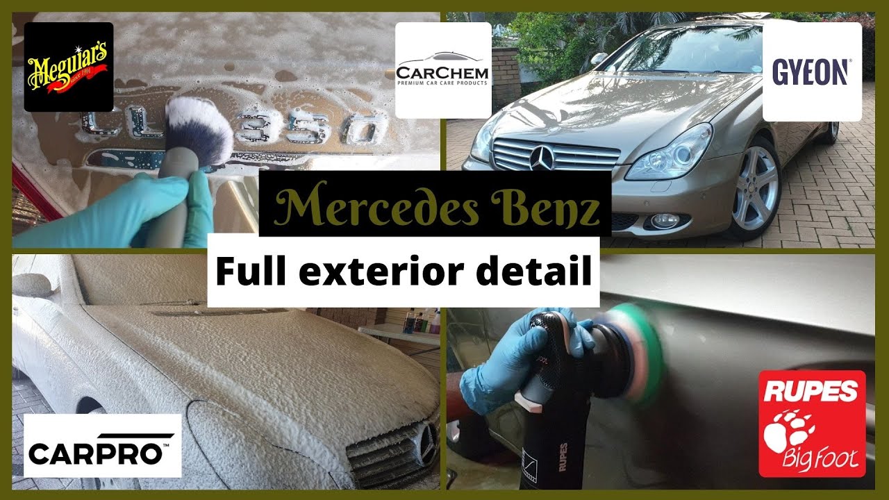 Mercedes Benz CLS - Full exterior detail - Car chem, Carpro, Gyeon, Rupes