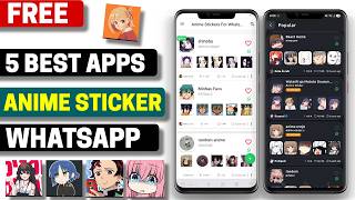 5 Best Free Anime Sticker Apps for WhatsApp on Android 2026 screenshot 4