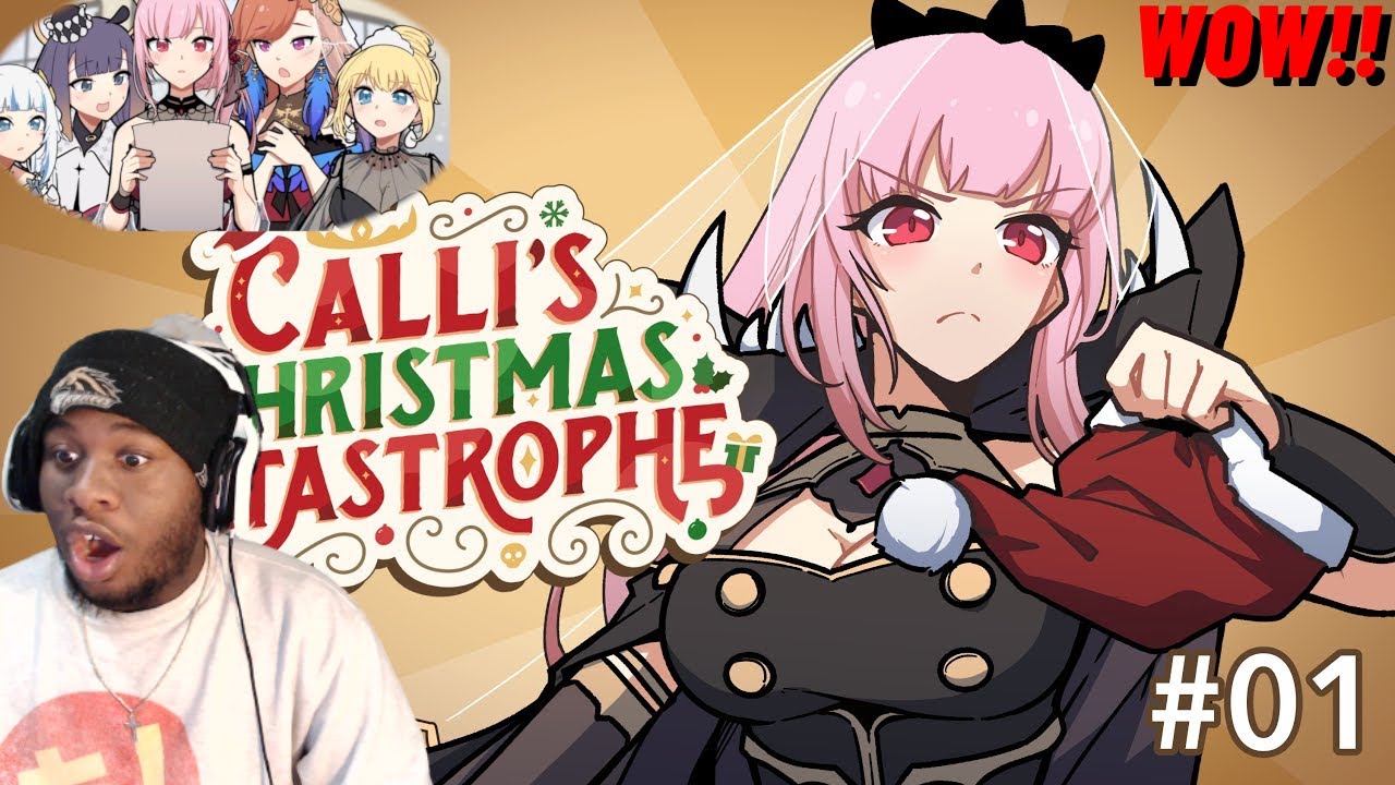 A WILD CHRISTMAS. | Calli's Christmas Catastrophe #1-3 REACTION【COMIC VIDEO】