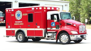 Colleton County FR Medic 19 Responding