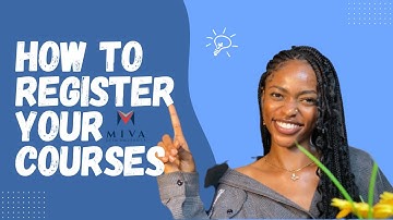 How to Register Your Courses From Miva Student Portal