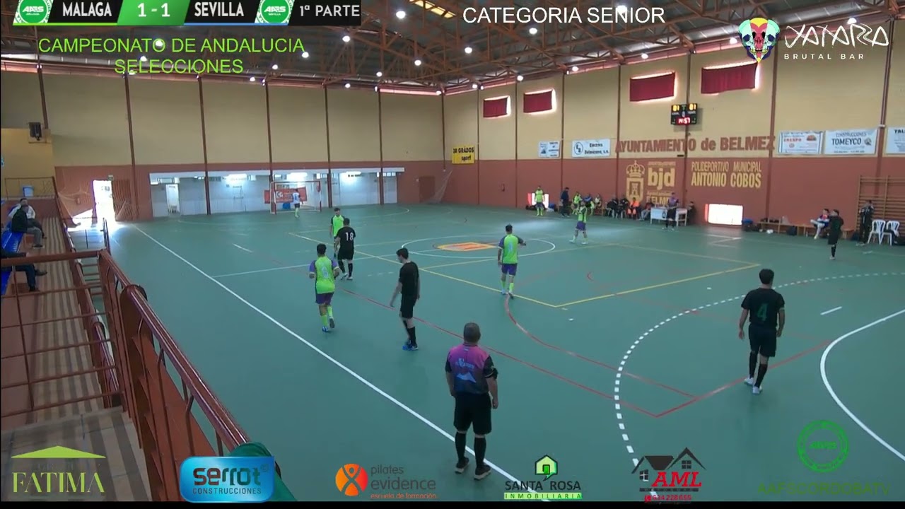 CAMPEONATO ANDALUCIA SELECCIONES SENIOR AAFS 1ª 3º Y 4º PUESTO MALAGA   SEVILLA 1ª PARTE