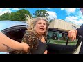 Animal Dominant as Hell Giant Karen with Warrants Messes Brutally With Wrong Cops, Ends Badly