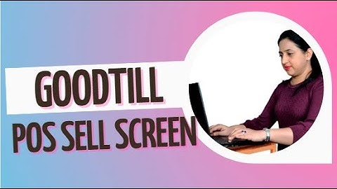 Goodtill POS sell screen