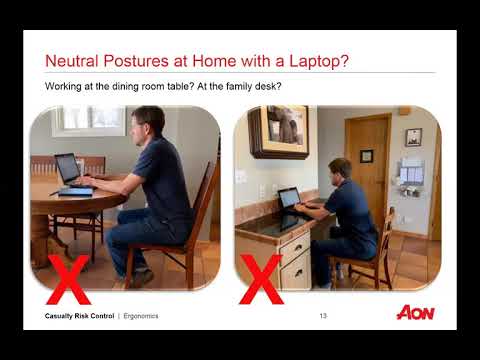 Office Ergonomics for home/virtual environment: Simple solutions to increase comfort + productivity