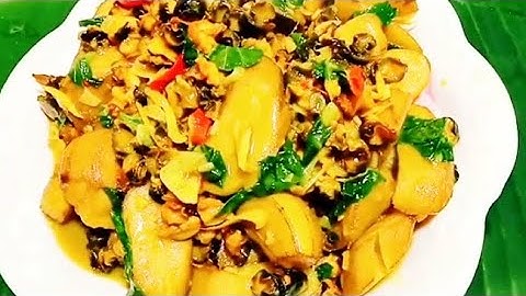 Ốc Nấu Chuối Xanh Món Ngon Dễ Làm