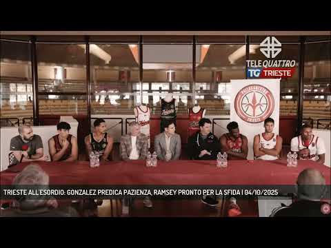 TRIESTE ALL'ESORDIO: GONZALEZ PREDICA PAZIENZA, RAMSEY PRONTO PER LA SFIDA | 04/10/2025