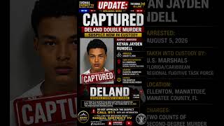 BREAKING: DeLand Double Murder Suspect Captured | U.S. Marshals Make Arrest