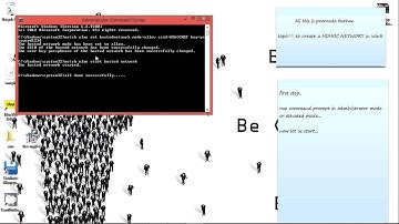 easy way to create a adhoc network in windows 8.1 / windows 8 using command prompt(manually)(HD).avi