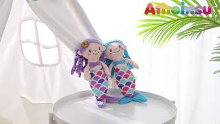 Athoinsu Mermaid Princess Stuffed Animals Soft Plush Toys Doll screenshot 4