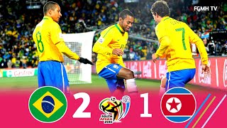 Brazil 2×1 North Korea | 2010 World Cup Extended Highlights & All Goals HD