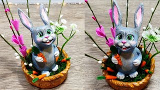 DIY.Пасхальный заяц своими руками.Поделки к Пасхе.Мастер-класс. Easter bunny.