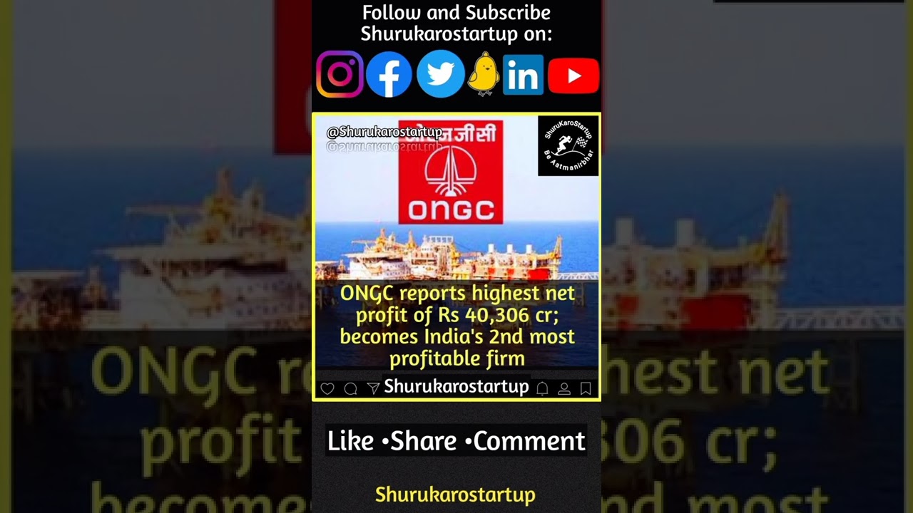 ONGC reports highest net profit of Rs 40,306 cr; becomes India's 2nd most profitable firm