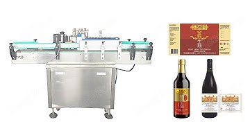 Automatic Wet Cold Glue Glass Bottle Labeling Machine