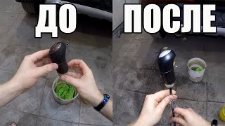 Покраска кожи ручки КПП - Простой и быстрый способ