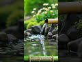 bamboo water fountain sound and relaxing music eps 43 #relaxing #bamboowatersounds #relaxingmusic