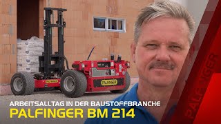 PALFINGER BM 214: Daily Work in the Construction Materials Industry