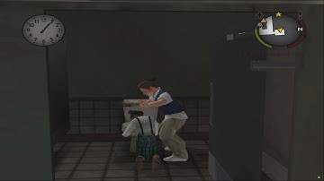 Bully PS2 - Jimmy giving Gloria a swirly