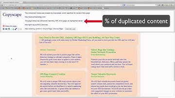 How To Check For Duplicated Content Using Copyscape