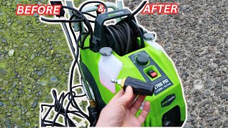 Most POWERFUL Electric Pressure Washer...Greenworks Review Simpson Turbo Nozzle how to