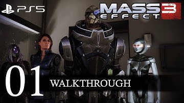 Mass Effect 3: Citadel Legendary Edition (Paragon) Walkthrough Part 1 No (Commentary/Full Game) PS5