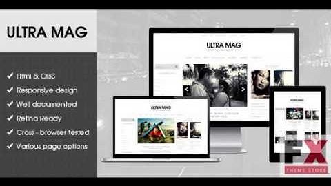 Preview Ultra Mag WordPress Theme TForestWordPress