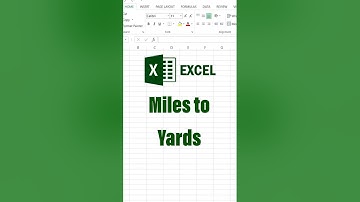 Excel Easy Tip🔥Miles to Yards #shorts #viral #youtubeshorts #exceltips