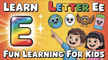 Learning with English | E for Egg | Letter E Words for Kids