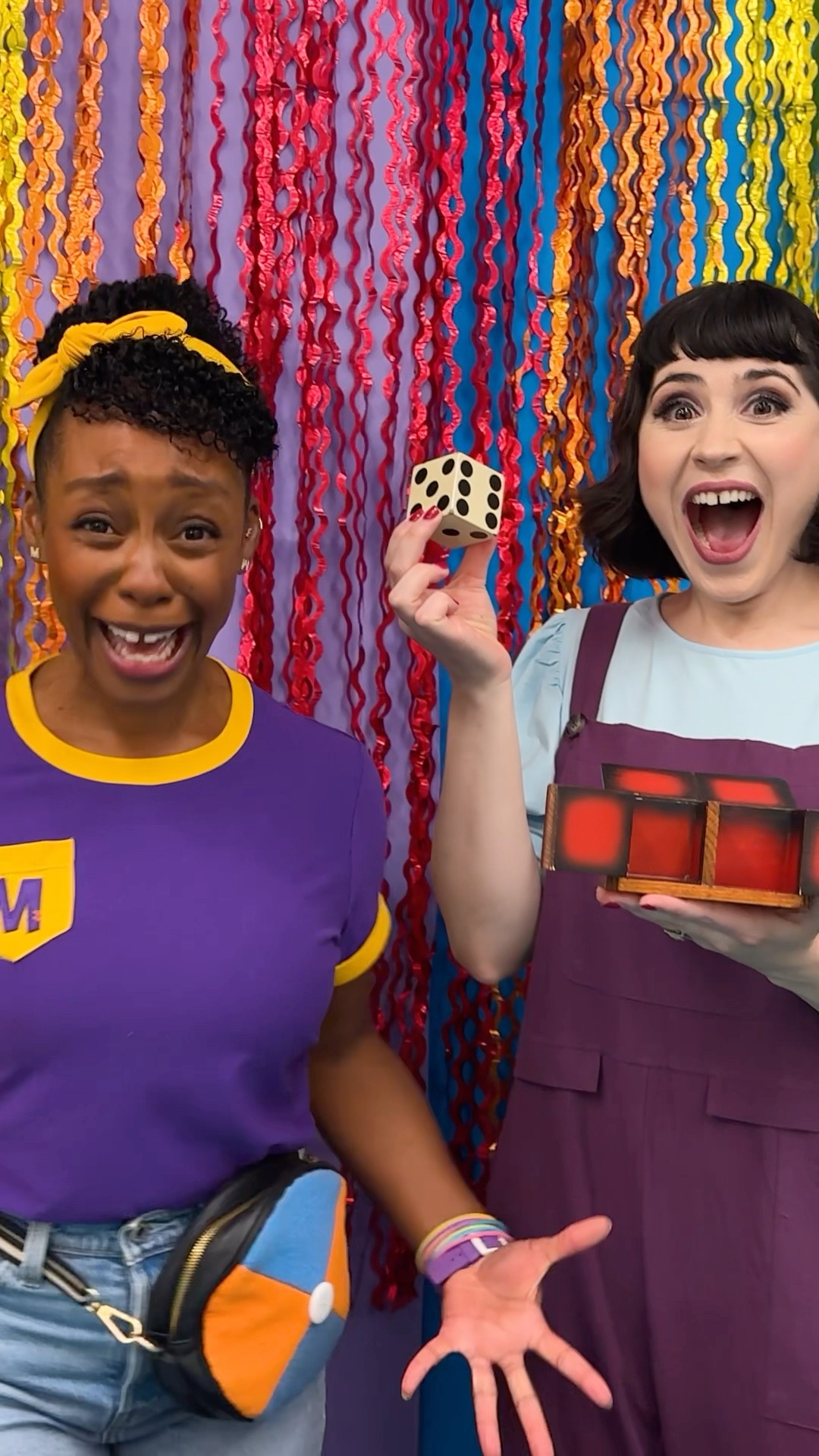 Meekah's mind is BLOWN! Magic Disappearing Dice Trick! #blippi #shorts #magic