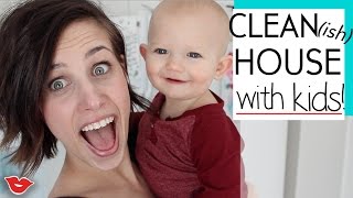 How To Keep A Clean(ish) House With Kids! | Jaimie from Millennial Moms
