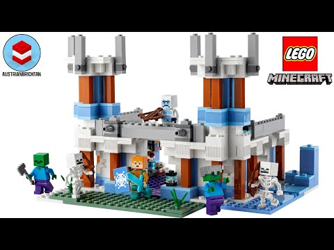 LEGO Minecraft 21186 The Ice Castle Speed Build