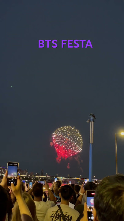 Fireworks BTS FESTA #btsfesta2023 #seoul #southkorea