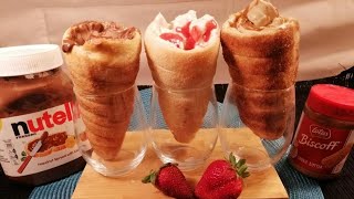 تشيمني كيك | حلويات جديدة و سهلة وسريعة |chimney cake|#رمضان_مع_ إسراء ونور |فول وتميس