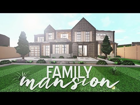 Roblox Bloxburg Family Mansion 150k Youtube