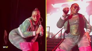 Ashanti Doing Her Crazy Dance Moves On Stage While Performing Legendary Song 'Mesmerize'