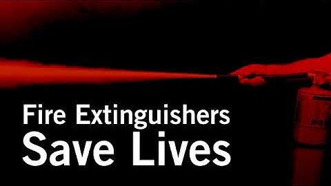 Fire Extinguishers saves lives