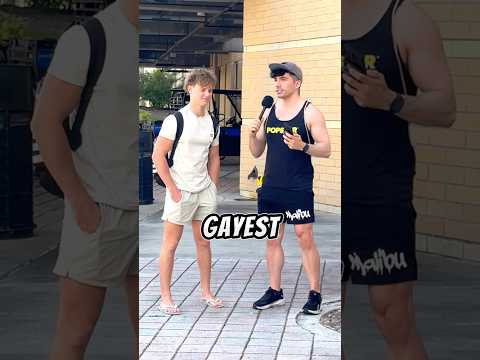 I Wasn T Expecting This Answer Lgbt Streetinterview 