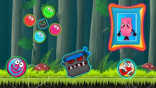 RED BALL 4 - MAGICAL CANDY BALL IN DEEP FOREST WITH TALKING CANDY FUNNY GAMEPLAY screenshot 5