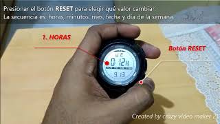 Reloj Digital Básico - Configuración de Fecha Hora - YouTube