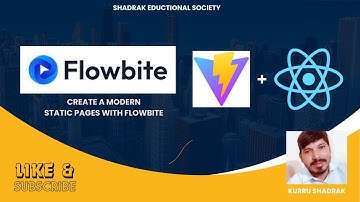 install third party libraries for vite + react project  | flowbite react and tailwind CSS