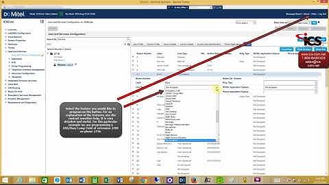 Programming Buttons on a Mitel MiVoice Business