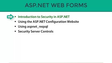 Introduction to ASP.NET Security (Part-32)