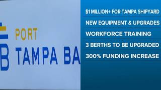 Sean Duffy visits Port Tampa Bay on Monday morning for an announcement