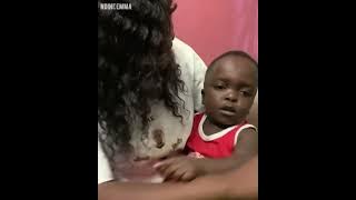 NDINE EMMA CAUGHT CHEATING BY WIFE XAVEN AND BABY SUPER KENA