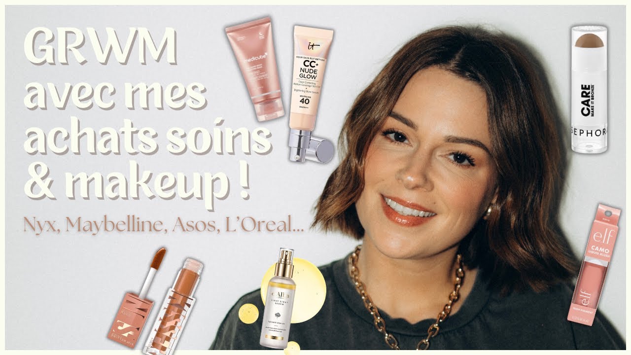 GRWM avec me derniers achats beautés | Skincare & Makeup