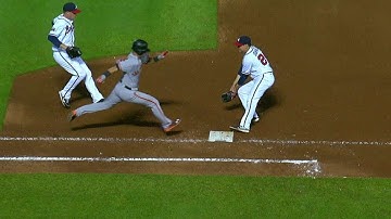 SF@ATL: Freeman gets Panik after call overturned