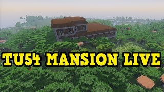 Minecraft PS4 / Xbox TU54 Woodland Mansion LIVE FIRST Attempt