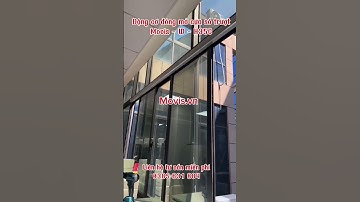 Động cơ đóng mở cửa sổ trượt tự động Movis tích hợp liên động báo cháy